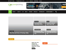 Tablet Screenshot of coolpicking.com